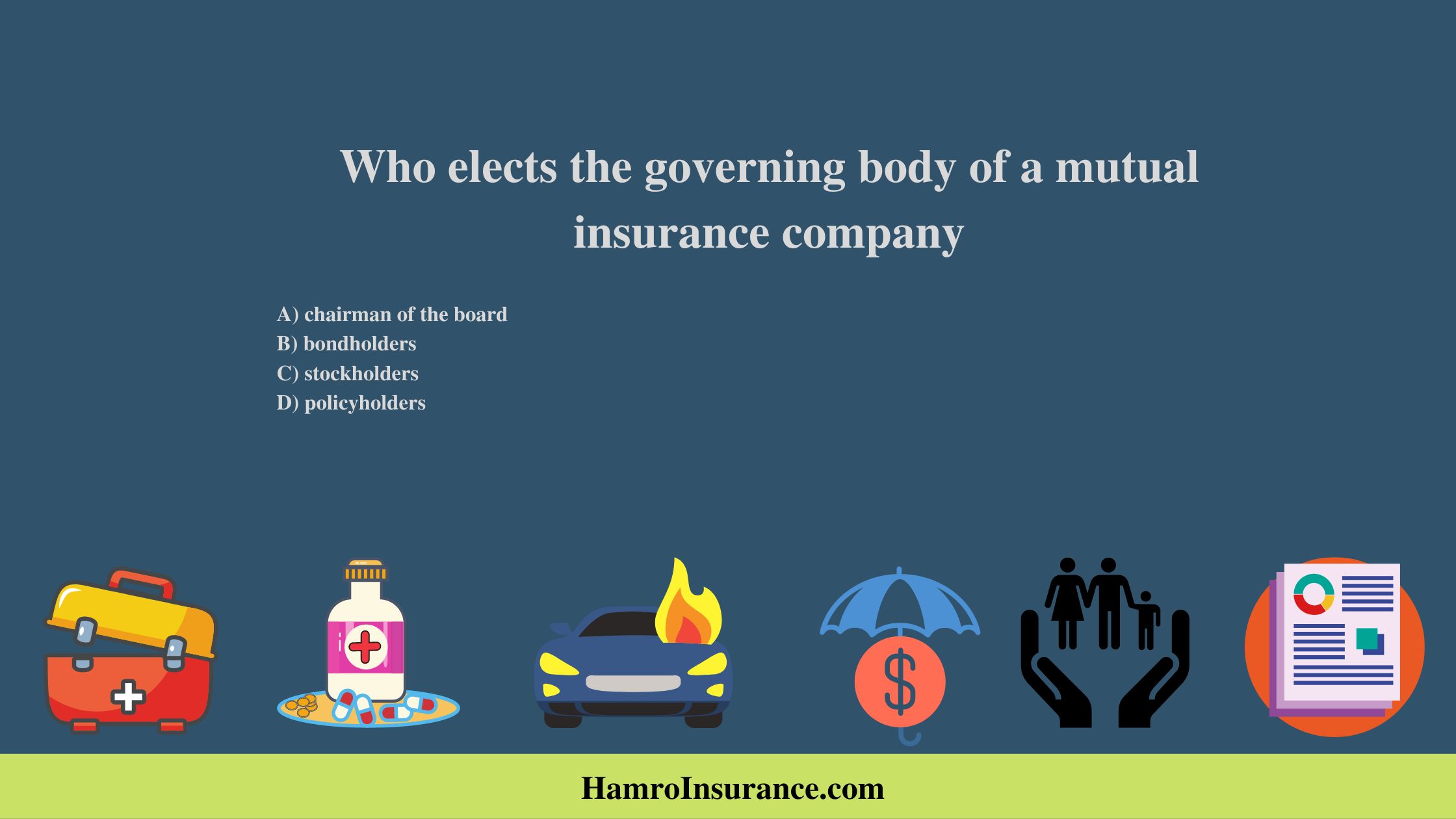 Who elects the governing body of a mutual insurance company